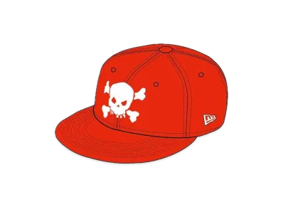 Supreme Skull New Era® "Red"