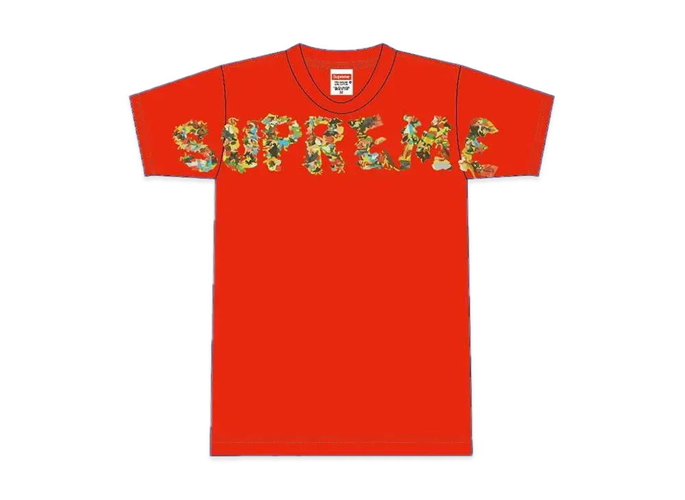 シュプリーム トイ パイル Tシャツ "レッド"