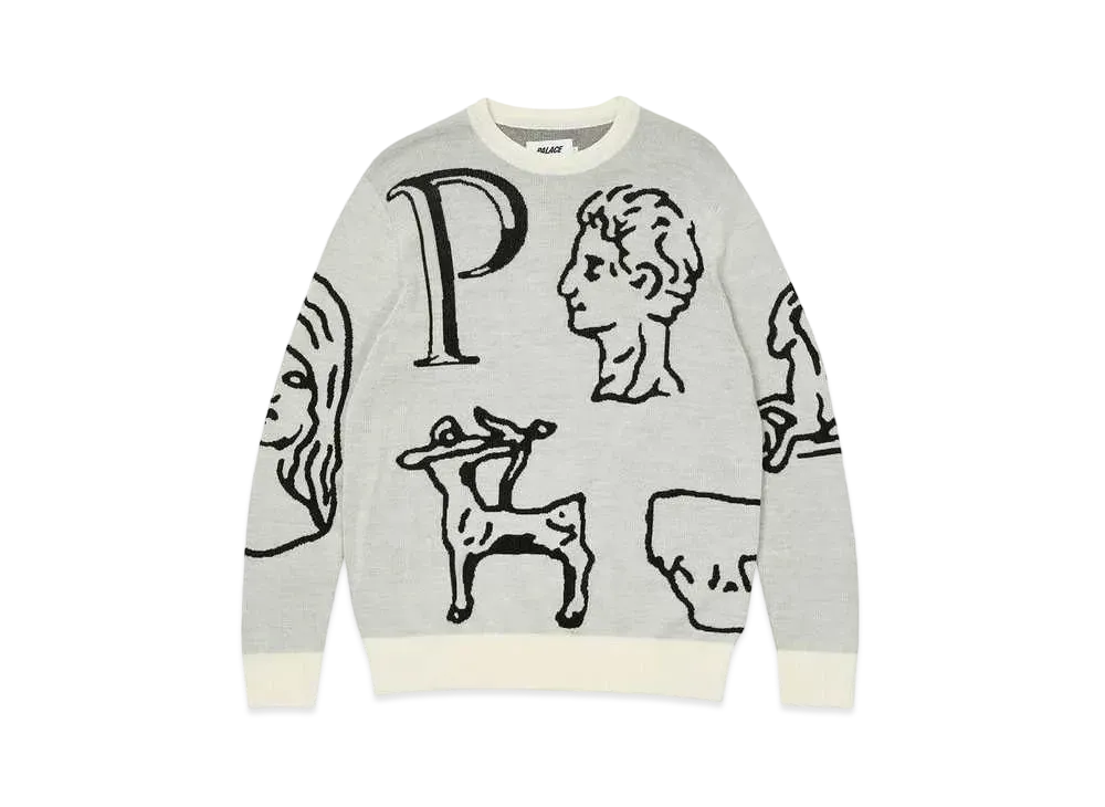 PALACE Archaeology Knit "White"