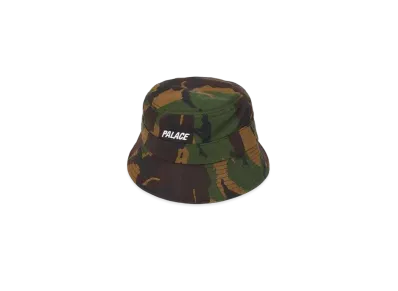 PALACE Web Strap Bucket Hat "Woodland Camo"