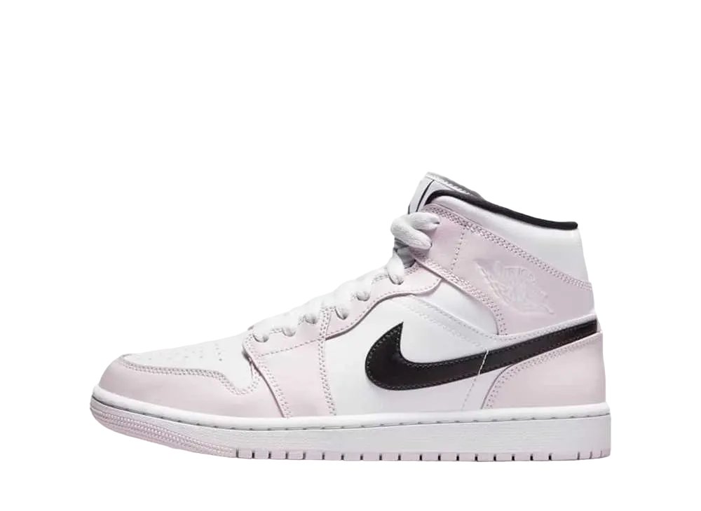 Nike Women's Air Jordan 1 Mid "Light Violet/White/Black"