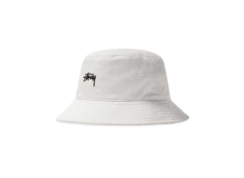 Stussy STOCK BUCKET HAT "White"