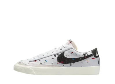 NIKE BLAZER LOW '77 "PAINT SPLATTER" WHITE/BLACK