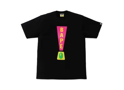 A BATHING APE PUNCTUATION TEE 4 "Black"