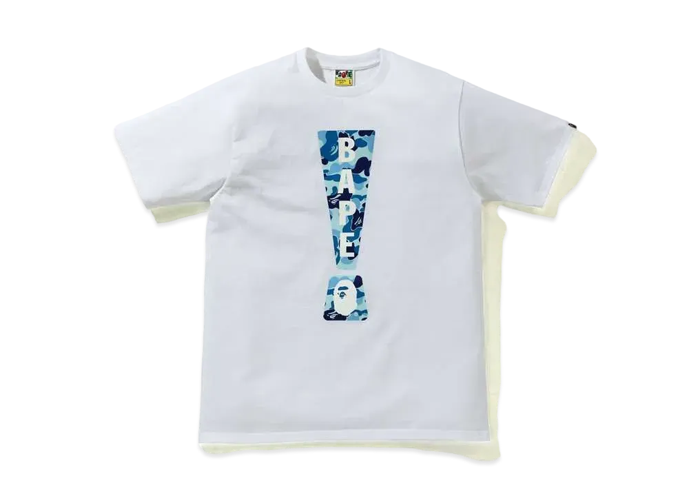 A BATHING APE PUNCTUATION TEE 3 "White"
