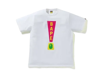 A BATHING APE PUNCTUATION TEE 4 "White"