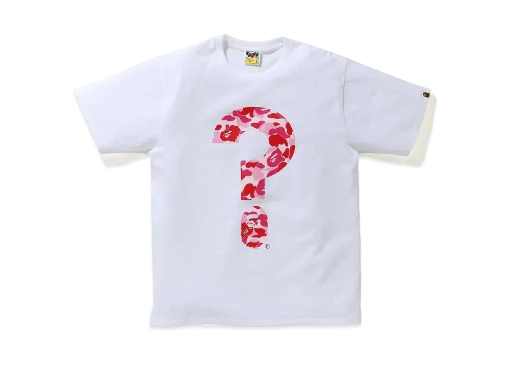 A BATHING APE PUNCTUATION TEE 5 "White"