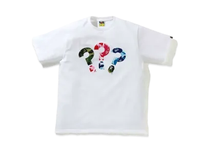 A BATHING APE PUNCTUATION TEE 6 "White"