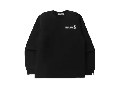 A BATHING APE URSUS CAMO TAPE L/S TEE "Black"