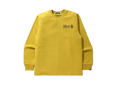 A BATHING APE URSUS CAMO TAPE L/S TEE "Yellow"