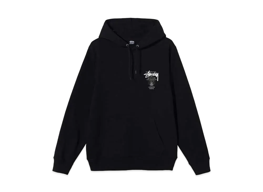 Stussy DSM WORLD TOUR HOOD "Black"