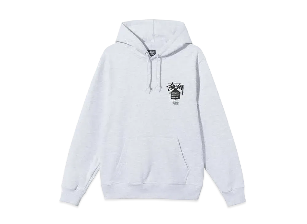 Stussy DSM WORLD TOUR HOOD "Grey"