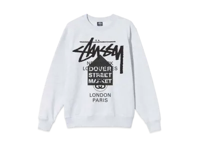 Stussy DSM WORLD TOUR CREW "Grey"