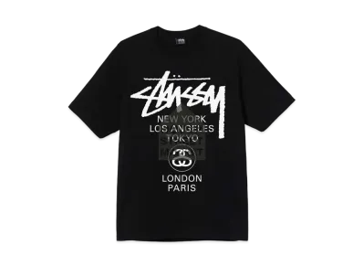 Stussy DSM WORLD TOUR S/S TEE "Black"