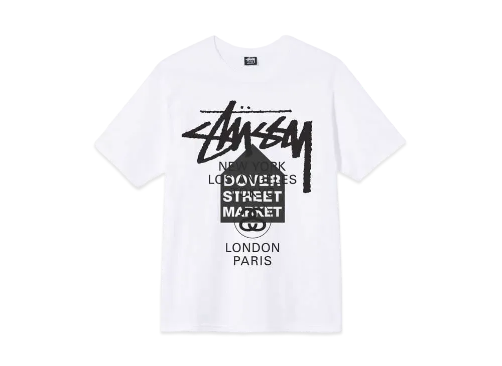 Stussy DSM WORLD TOUR S/S TEE "White"