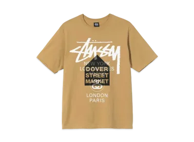 Stussy DSM WORLD TOUR S/S TEE "Khaki"