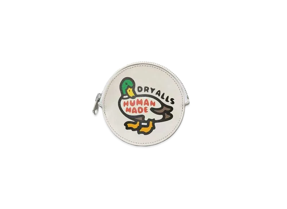 HUMAN MADE DUCK CIRCLE COIN CASE "White"