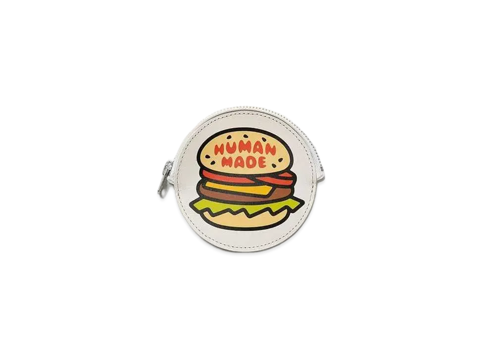 HUMAN MADE HAMBURGER CIRCLE COIN CASE "White"