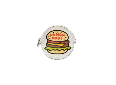 HUMAN MADE HAMBURGER CIRCLE COIN CASE "White"