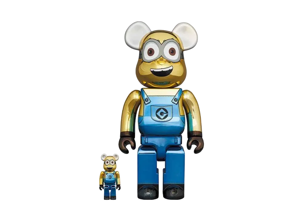 Bearbrick DAVE CHROME Ver. 100% & 400%