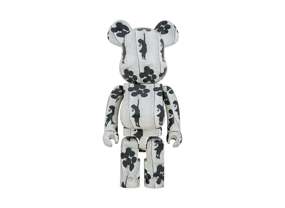 Bearbrick Flying Balloons Girl 1000％
