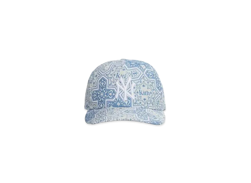 Kith x New Era x New York Yankees Moroccan Tile Low Crown Cap "Canvas/Multi"