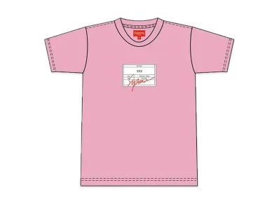 Supreme Signature Label S/S Top "Pink"