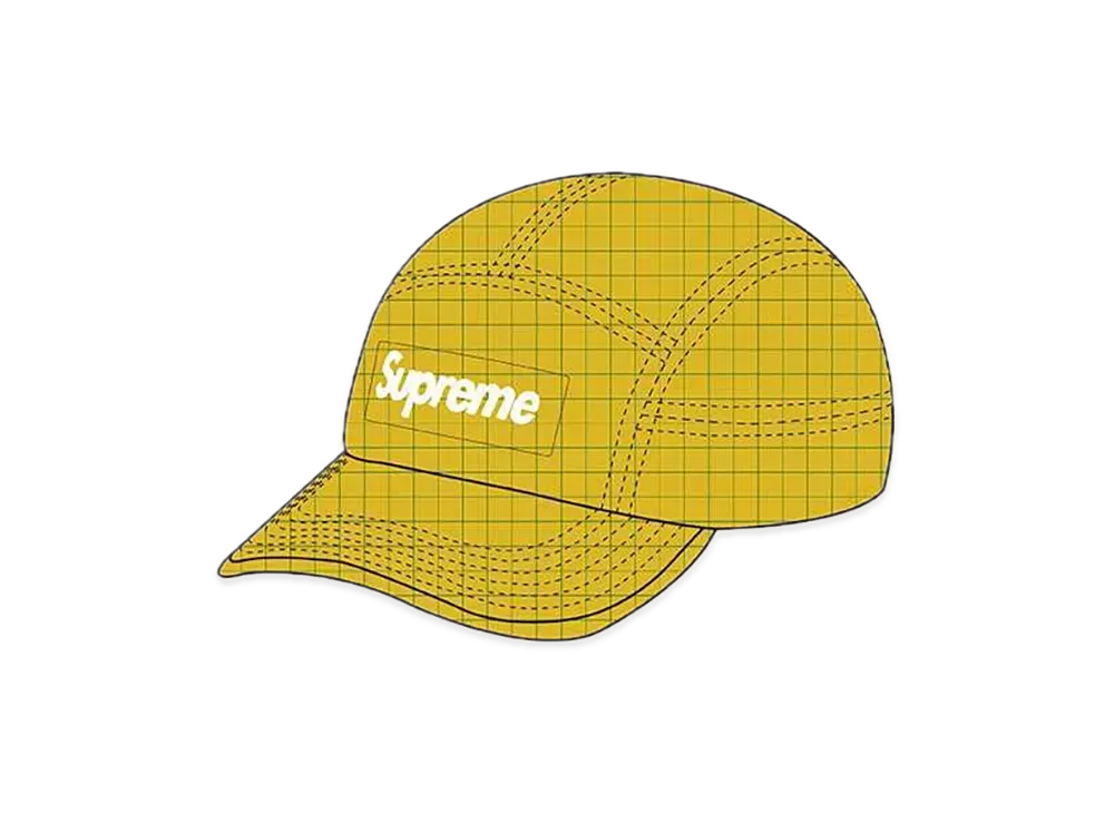 Supreme 2-Tone Ripstop Camp Cap "Yellow"