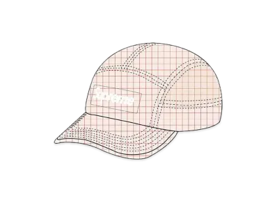 Supreme 2-Tone Ripstop Camp Cap "Pink"