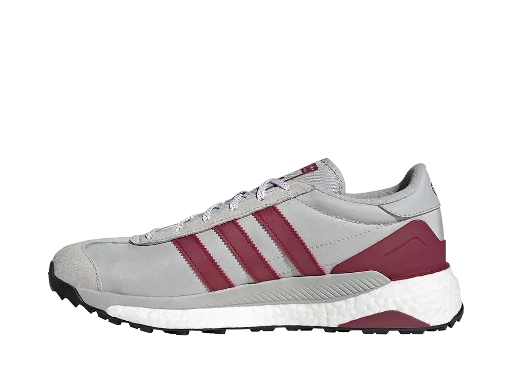 HUMAN MADE × adidas CONSORTIUM COUNTRY "GREY/BURGUNDY"