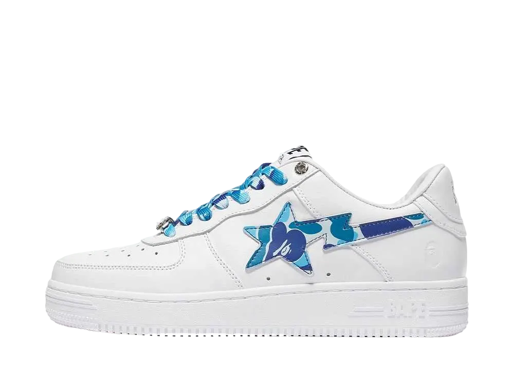 A BATHING APE®︎ BAPE STA White ABC Camo "Blue"(2021)