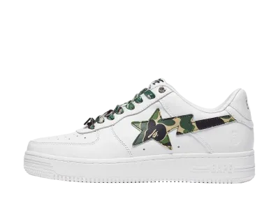 A BATHING APE®︎ BAPE STA White ABC Camo "Green" (2021)