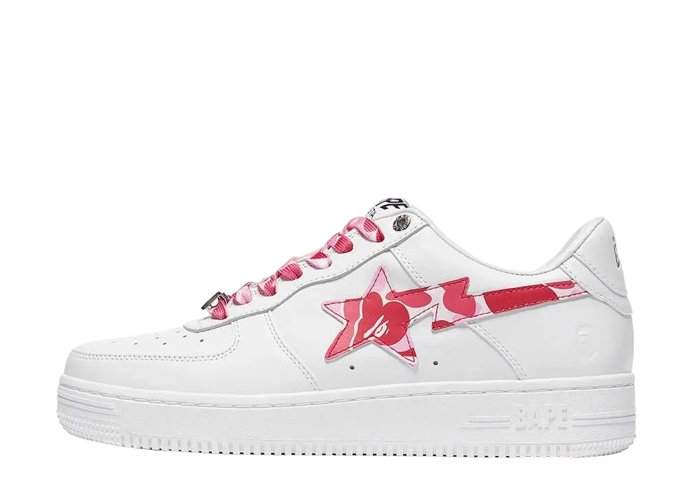 A BATHING APE®︎ BAPE STA White ABC Camo "Pink" (2021)