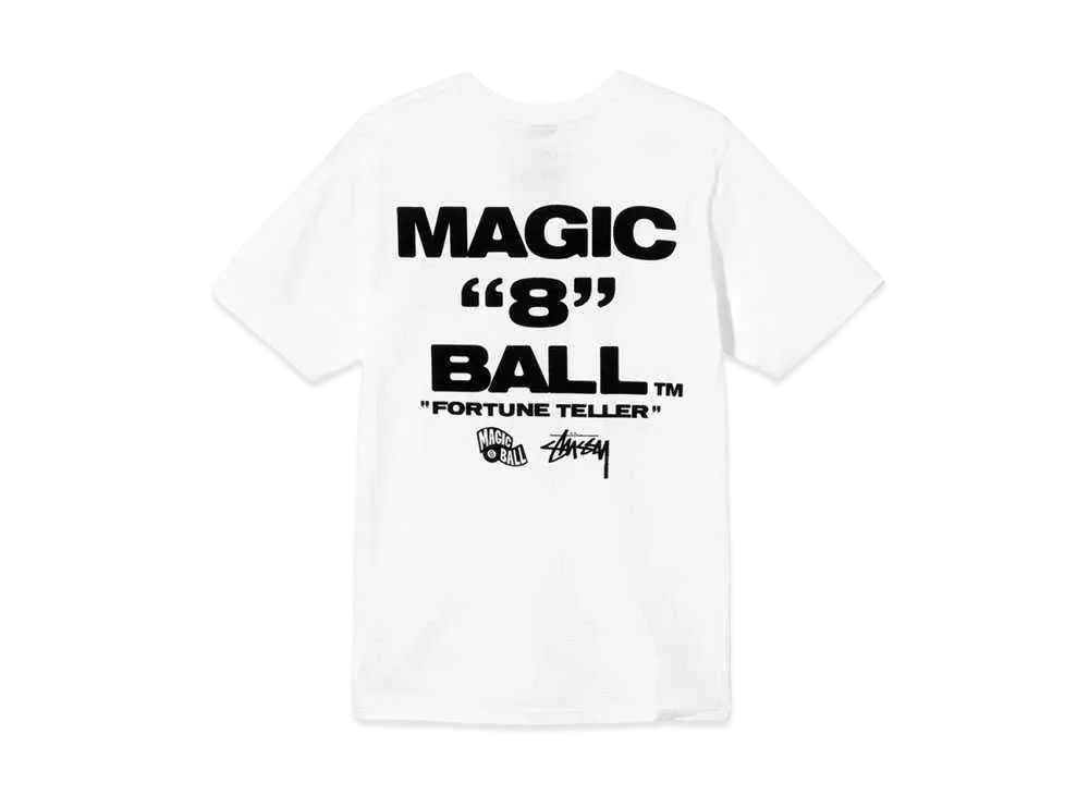 Stussy MAGIC 8 BALL TEE "White"