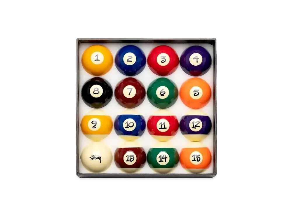最安値　Stussy STUSSY BILLIARD BALLS Stussy Billiard Pool Ball Set Multi Men's - US