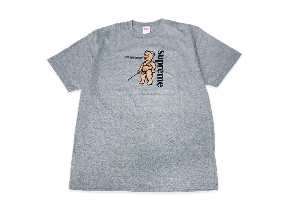 Supreme Not Sorry Tee "Grey"