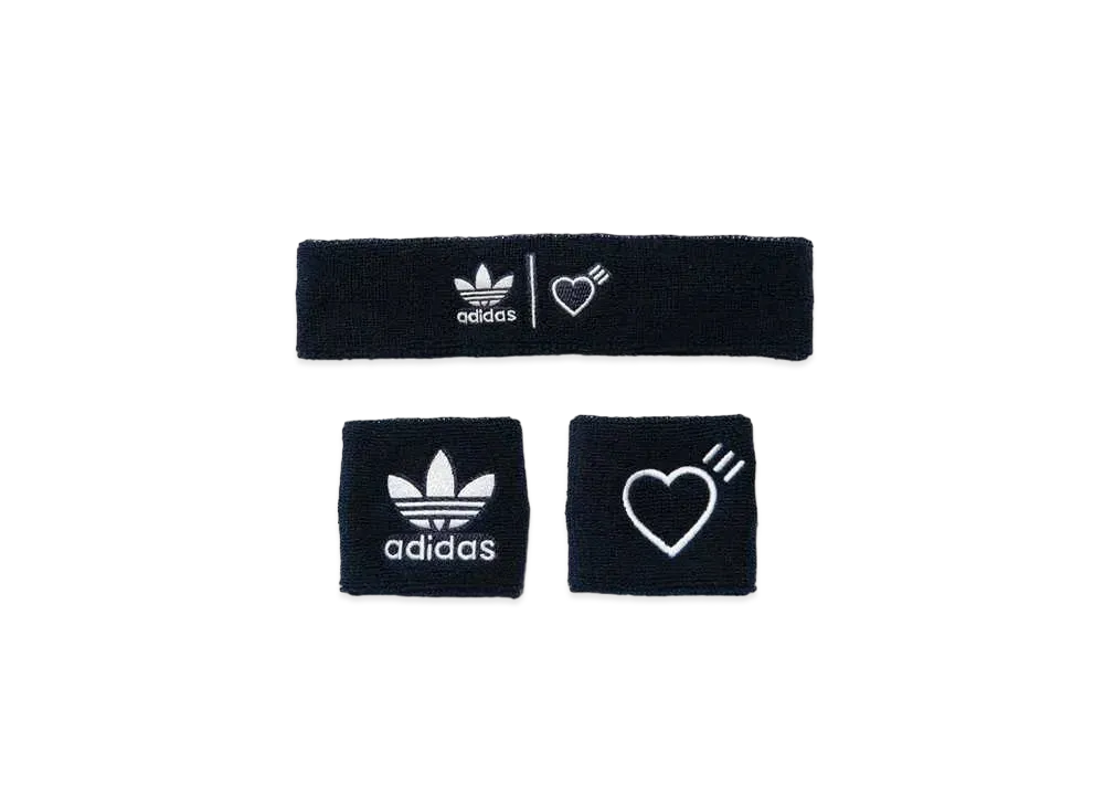HUMAN MADE adidas Wristbands and Headband "Navy"