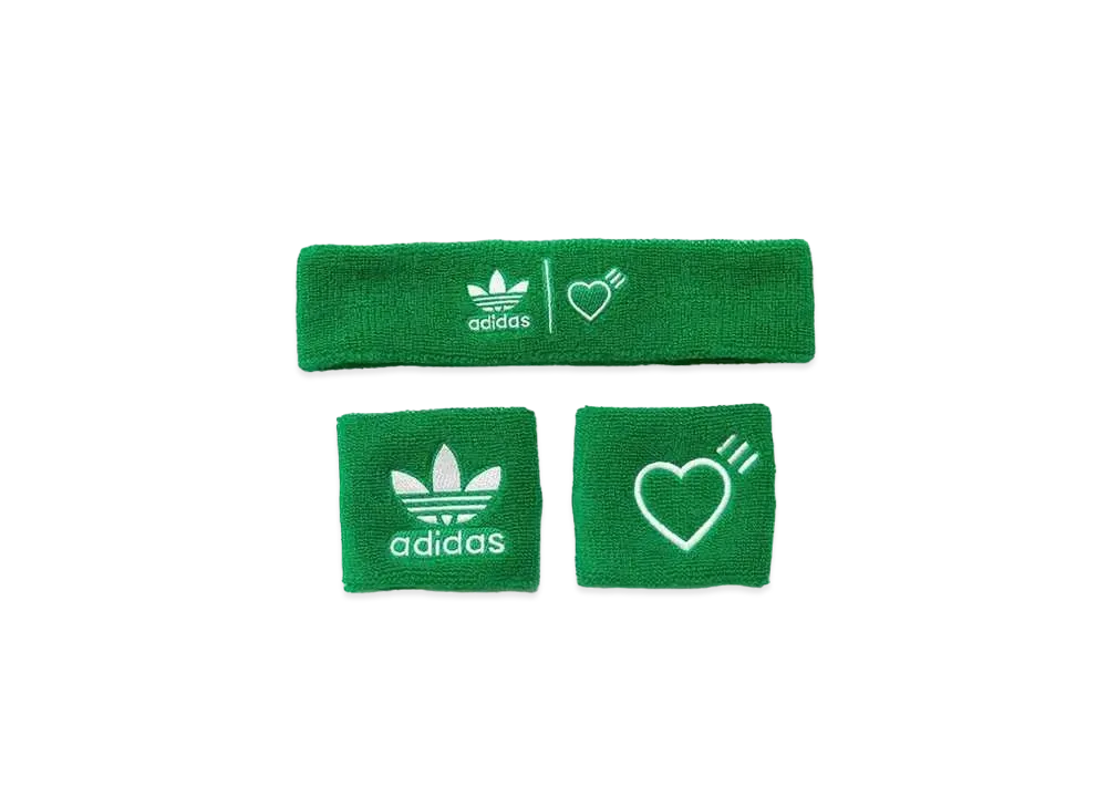 HUMAN MADE adidas Wristbands and Headband "Green"