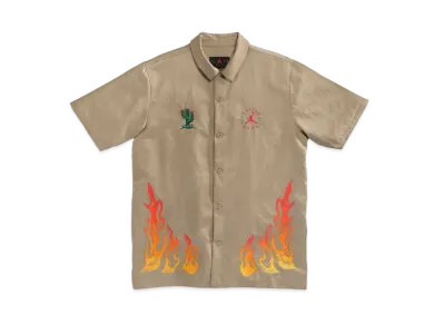 Air Jordan x Travis Cactus Jack Button Down Shirt "Khaki Desert"