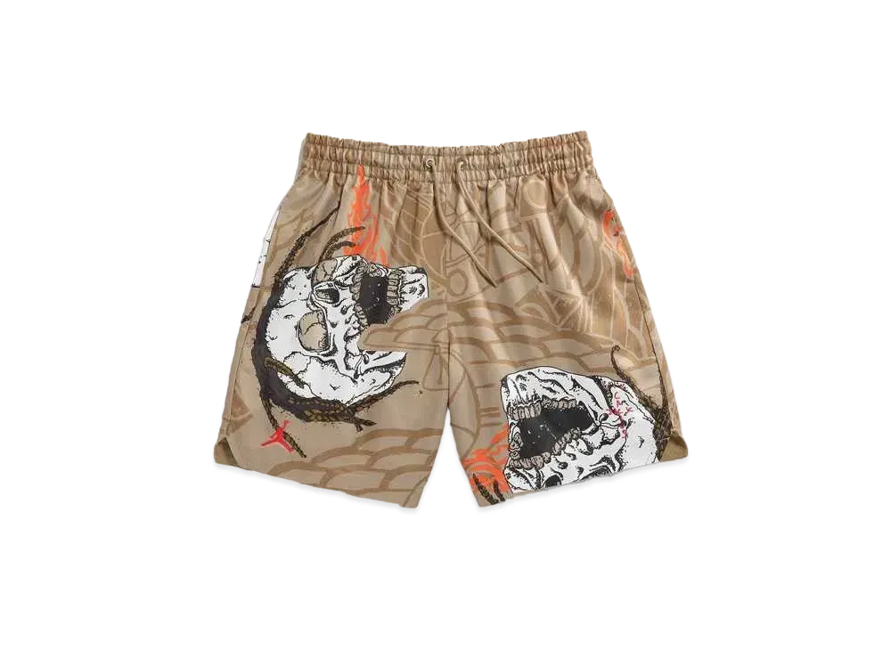 Air Jordan x Travis Cactus Jack Pool Short "Khaki Desert"