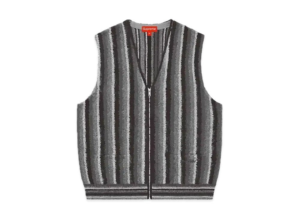 トップス supreme stripe sweater vest 21ss Supreme Stripe Sweater Vest (SS21) - $138