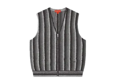 Supreme Stripe Sweater Vest "Black"