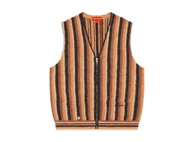 Supreme Stripe Sweater Vest "Brown"