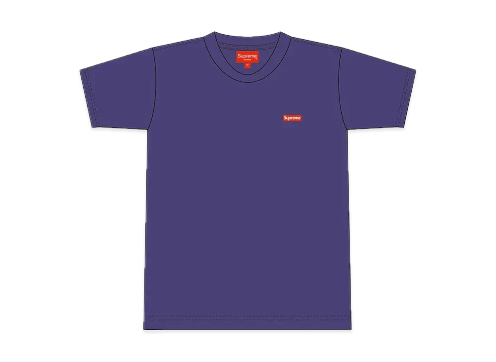 Supreme Small Box Tee "Washed Navy"(21SS)