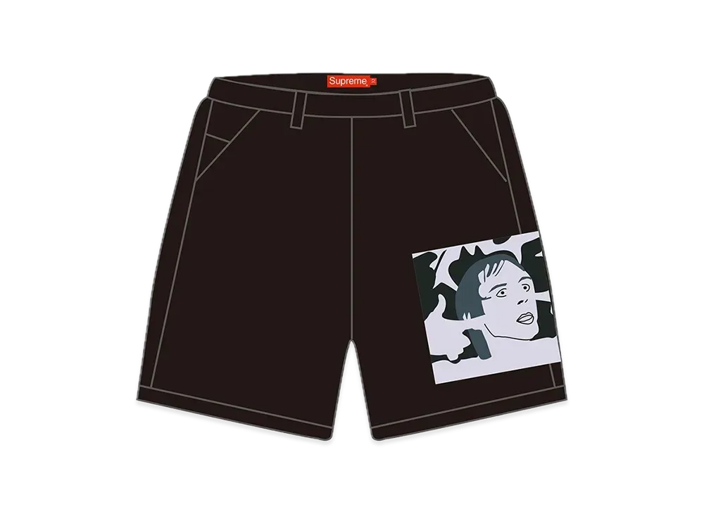 Supreme Iggy Pop Work Short "Black"