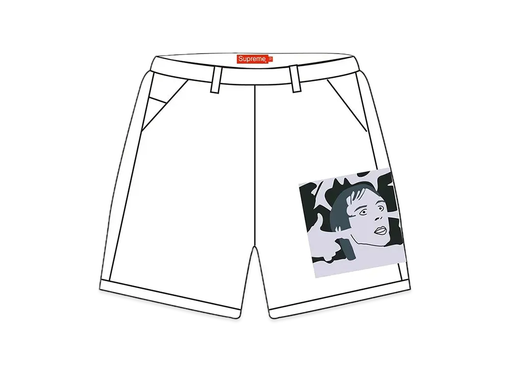 パンツ supreme Iggy Pop Work Short Supreme Iggy Pop Work Short 