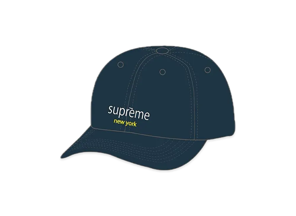 Supreme Classic Logo 6-Panel "Navy"