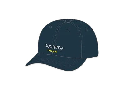 Supreme Classic Logo 6-Panel "Navy"
