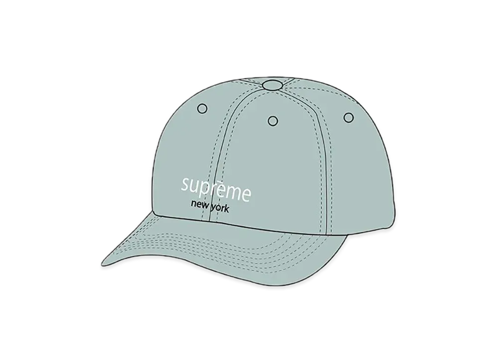 Supreme Classic Logo 6-Panel "Blue"