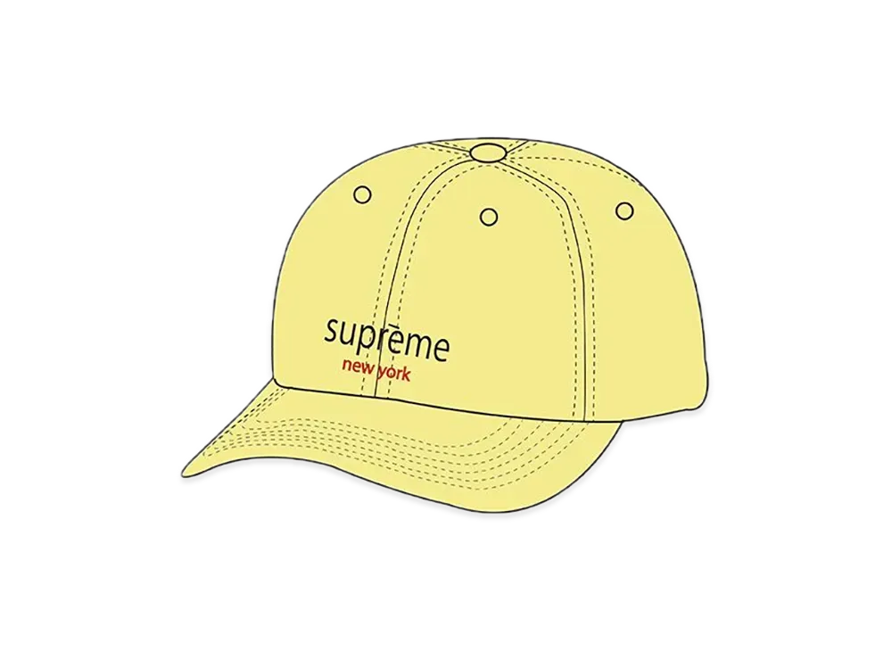 Supreme Classic Logo 6-Panel "Yellow"
